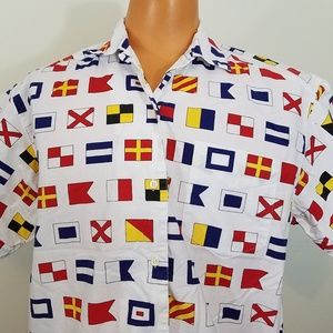 Tommy Hilfiger Womens Button Down Blouse  sz small